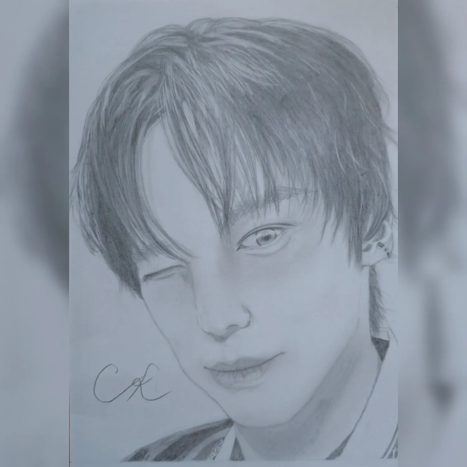 Behind-the-scenes cut of Yunho (ATEEZ)