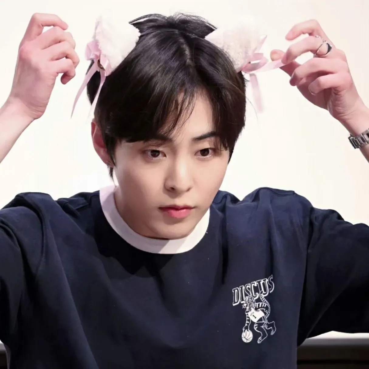 Recent activity shot of Xiumin (EXO)