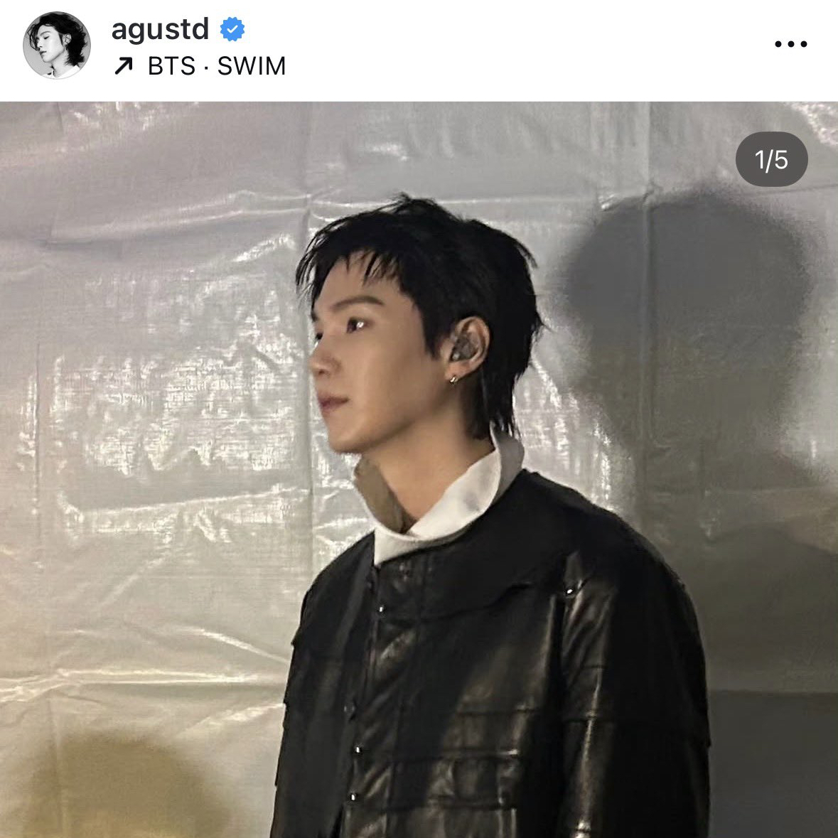 Foto aktivitas terbaru SUGA (BTS)