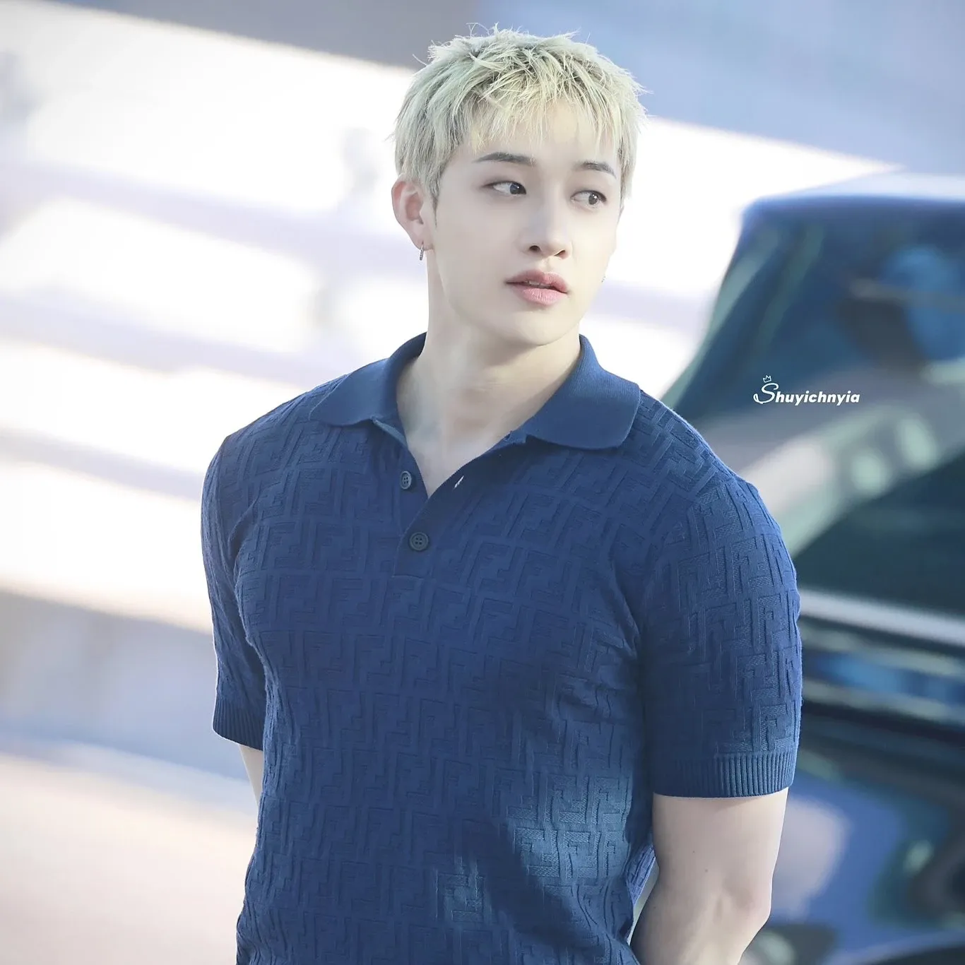 A moment captured by Bang Chan (Stray Kids)'s fan