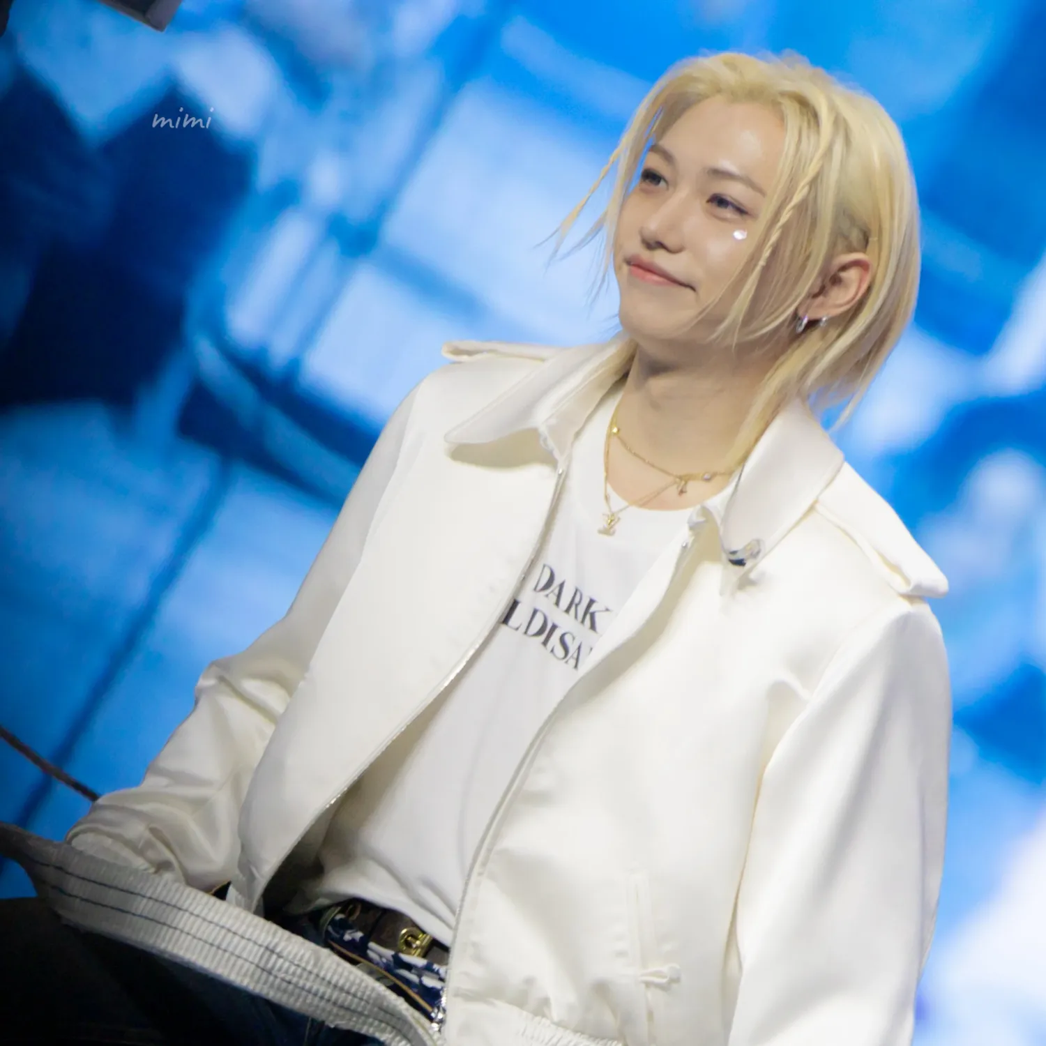 A moment captured by Felix (Stray Kids)'s fan