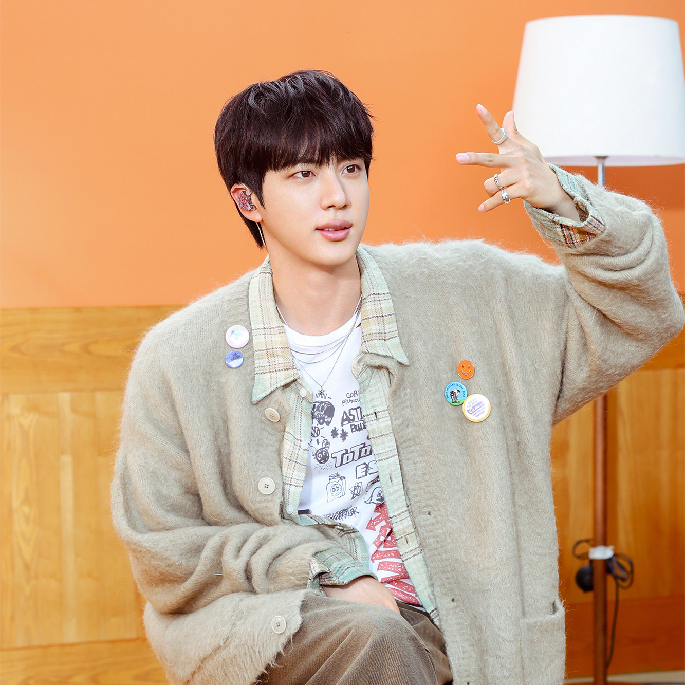 A moment captured by Jin (BTS)'s fan