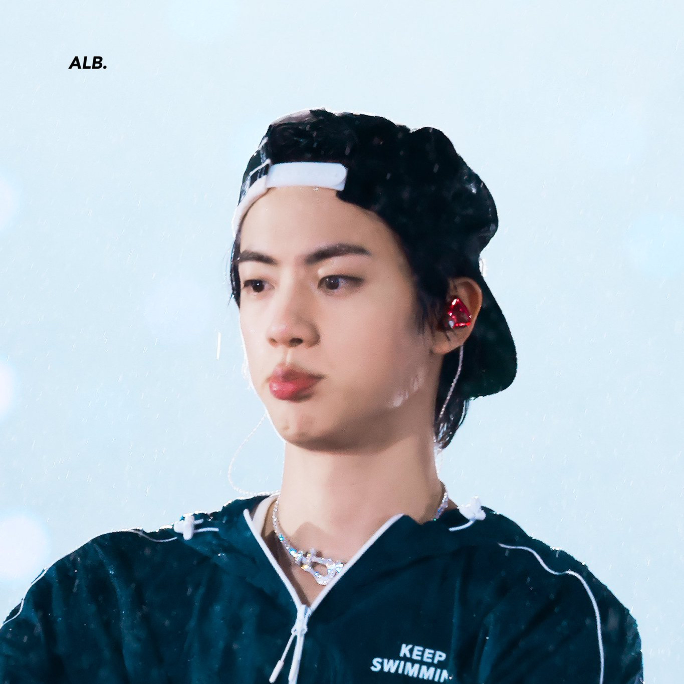 Momen yang diabadikan oleh penggemar Jin (BTS)