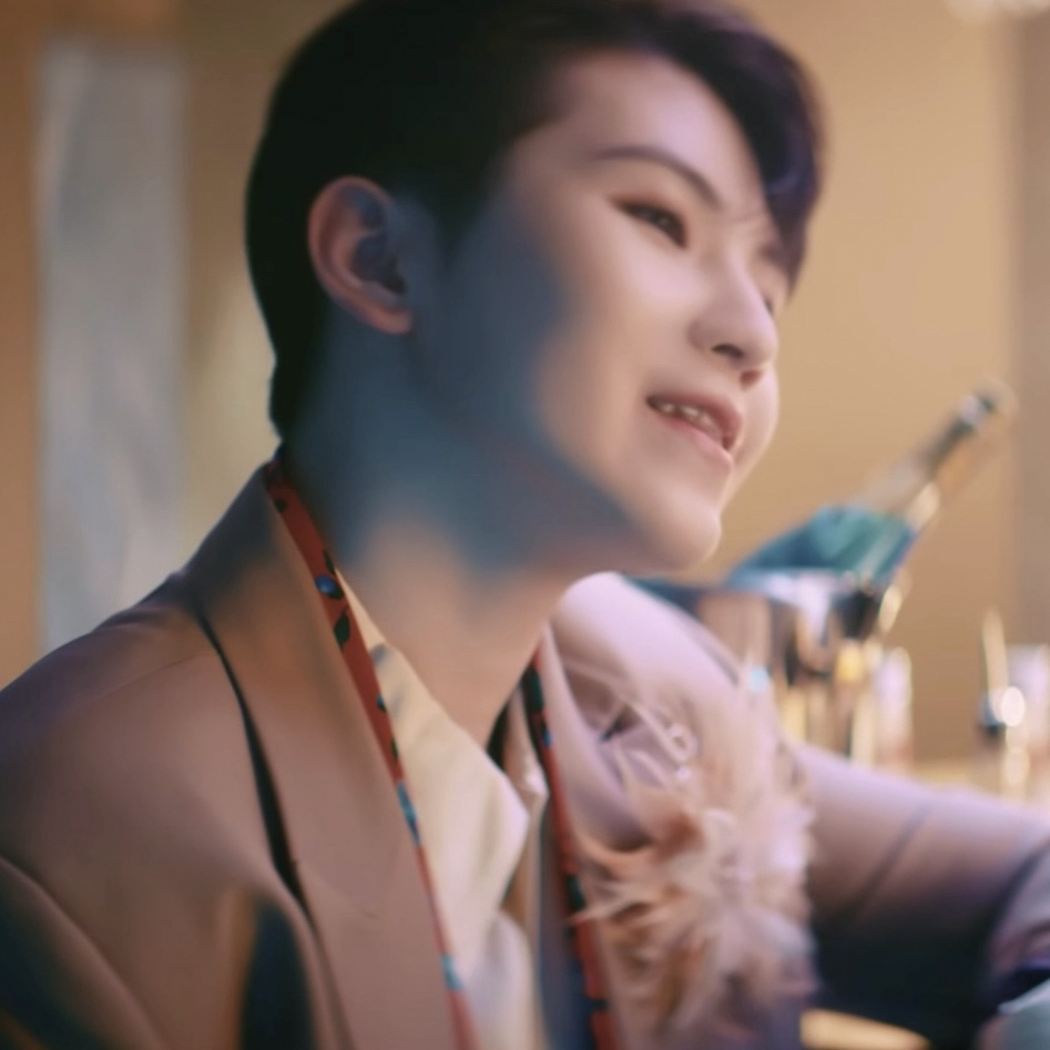 A moment captured by Woozi (SEVENTEEN)'s fan