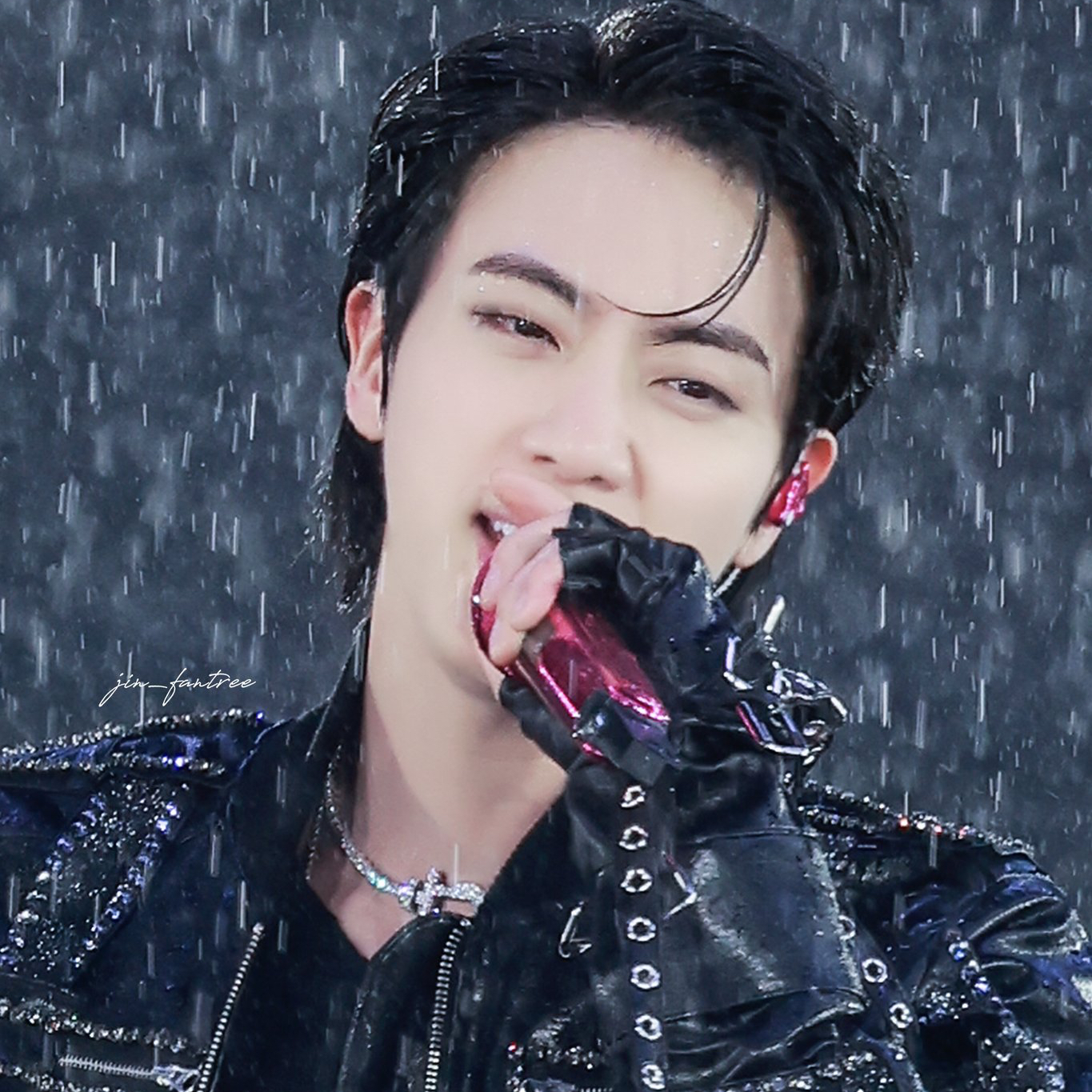 Recent activity shot of Jin (BTS)