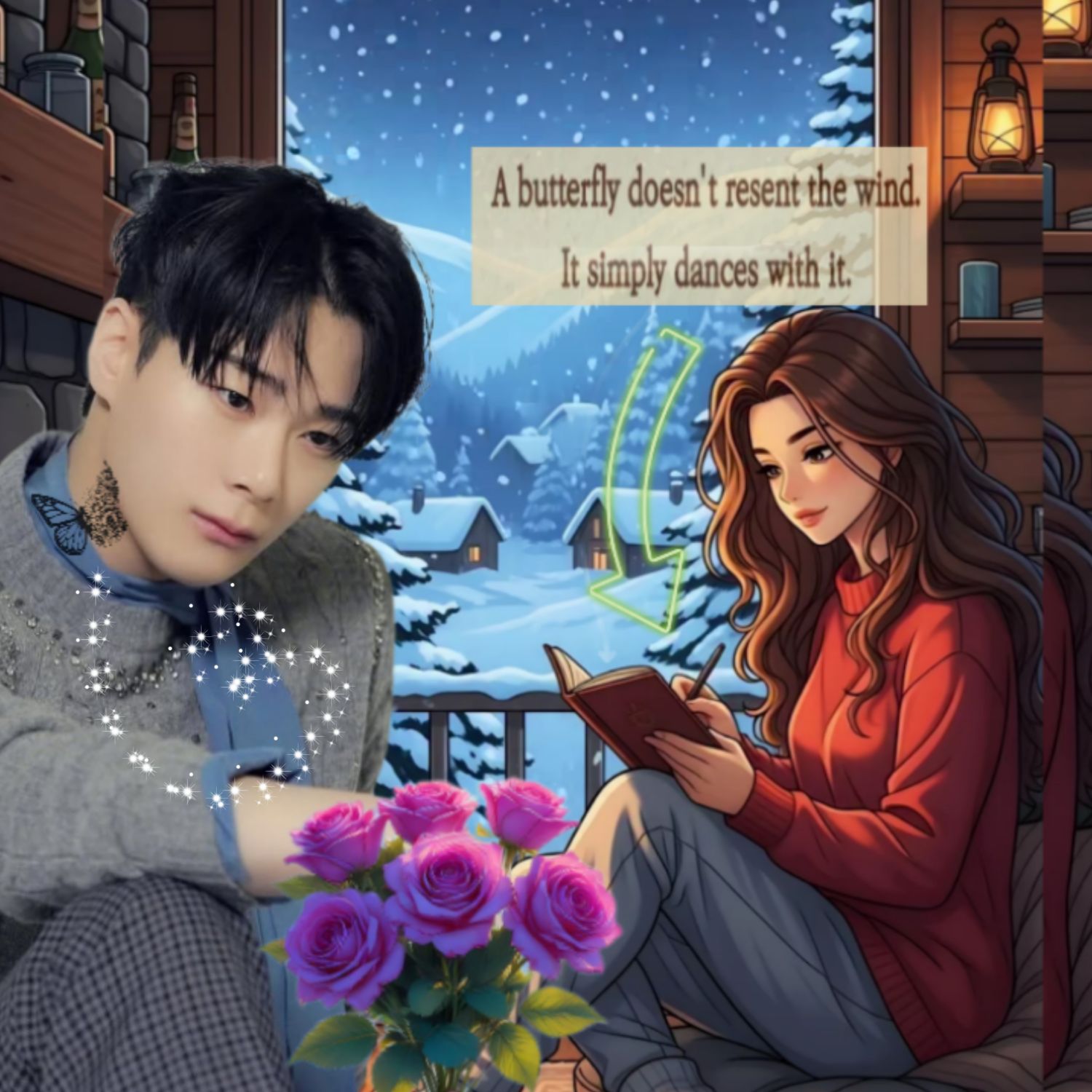 A moment captured by Moonbin (ASTRO)'s fan