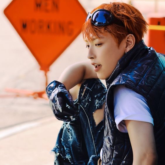 A moment captured by Hongjoong (ATEEZ)'s fan