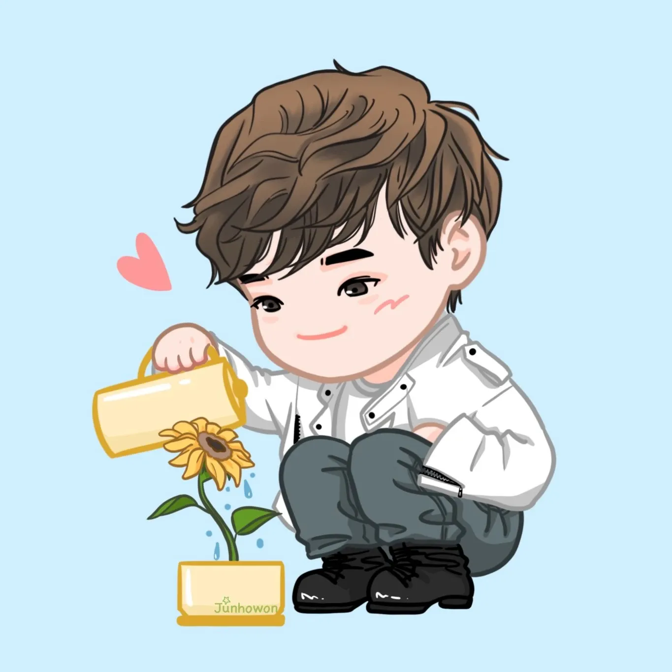 A moment captured by Junho (2PM)'s fan