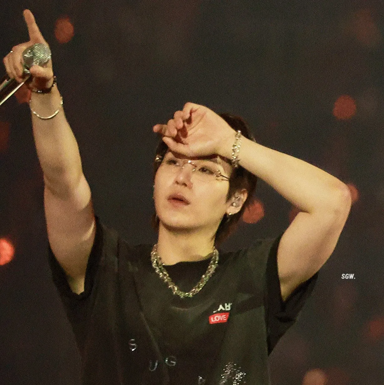Momen yang diabadikan oleh penggemar SUGA (BTS)