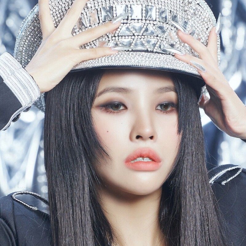 Recent activity shot of Soyeon (i-dle)