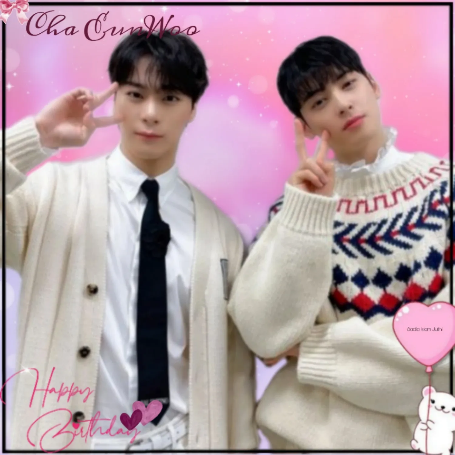 A moment captured by Moonbin (ASTRO)'s fan