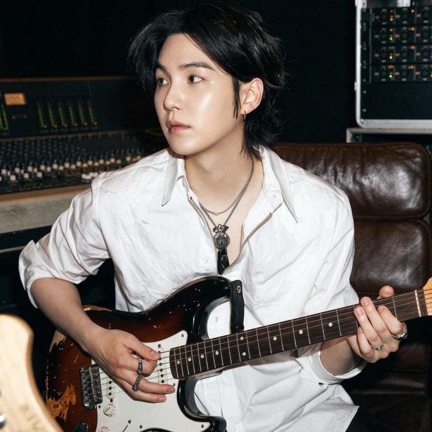 Recent activity shot of SUGA (BTS)