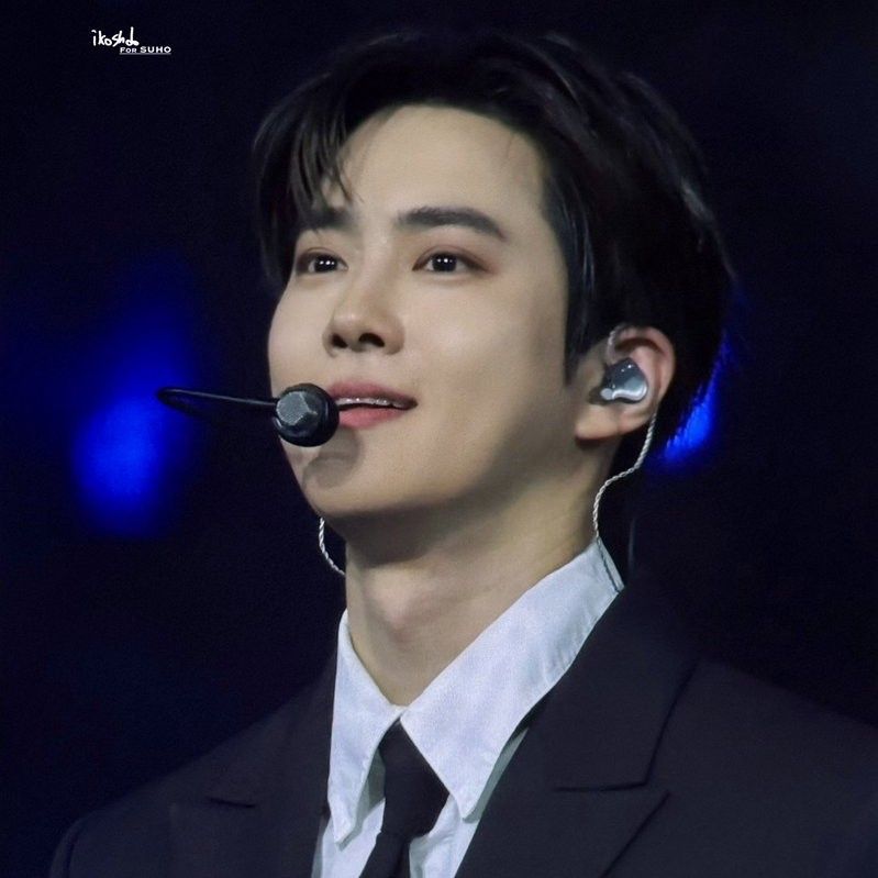 Recent activity shot of Suho (EXO)