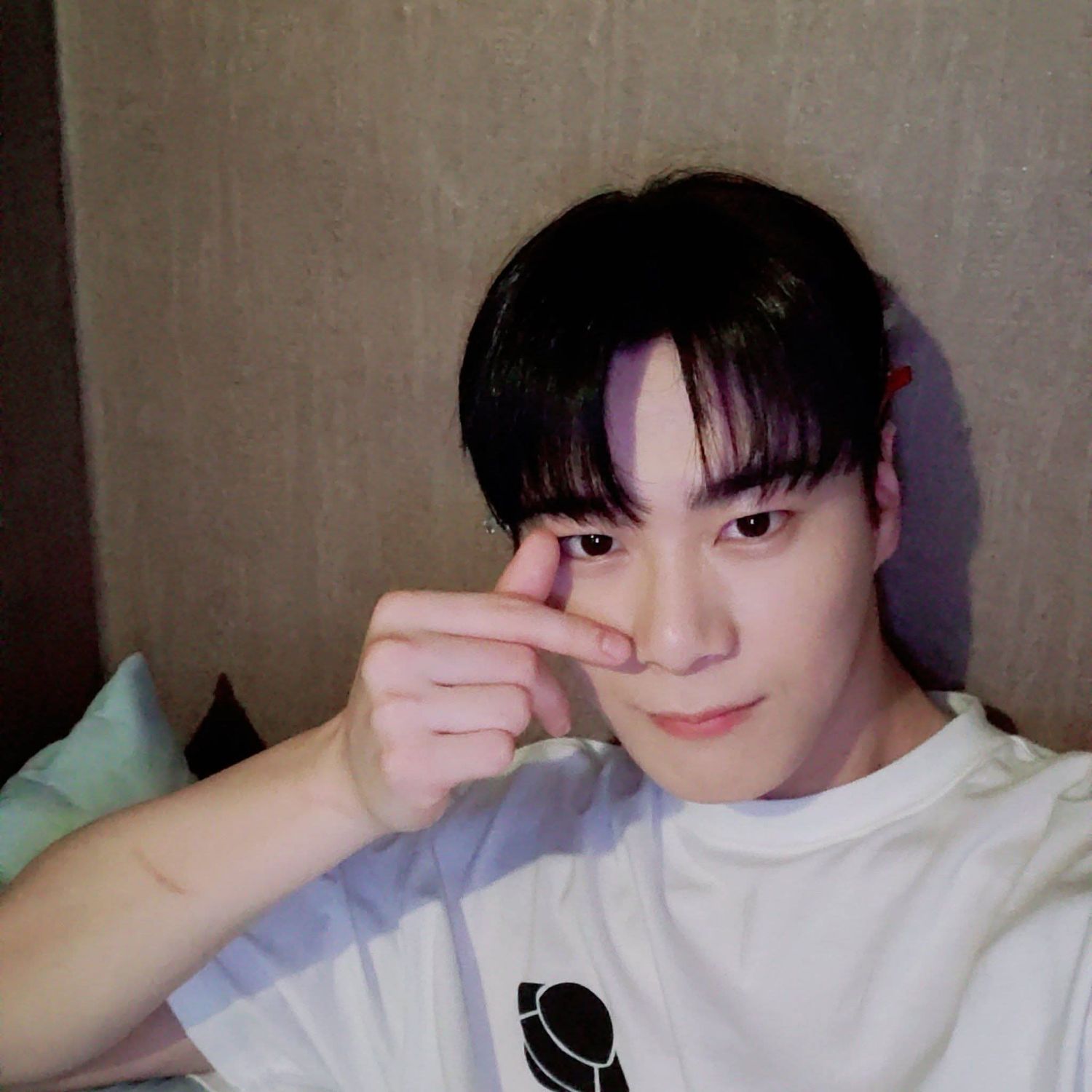 Recent activity shot of Moonbin (ASTRO)