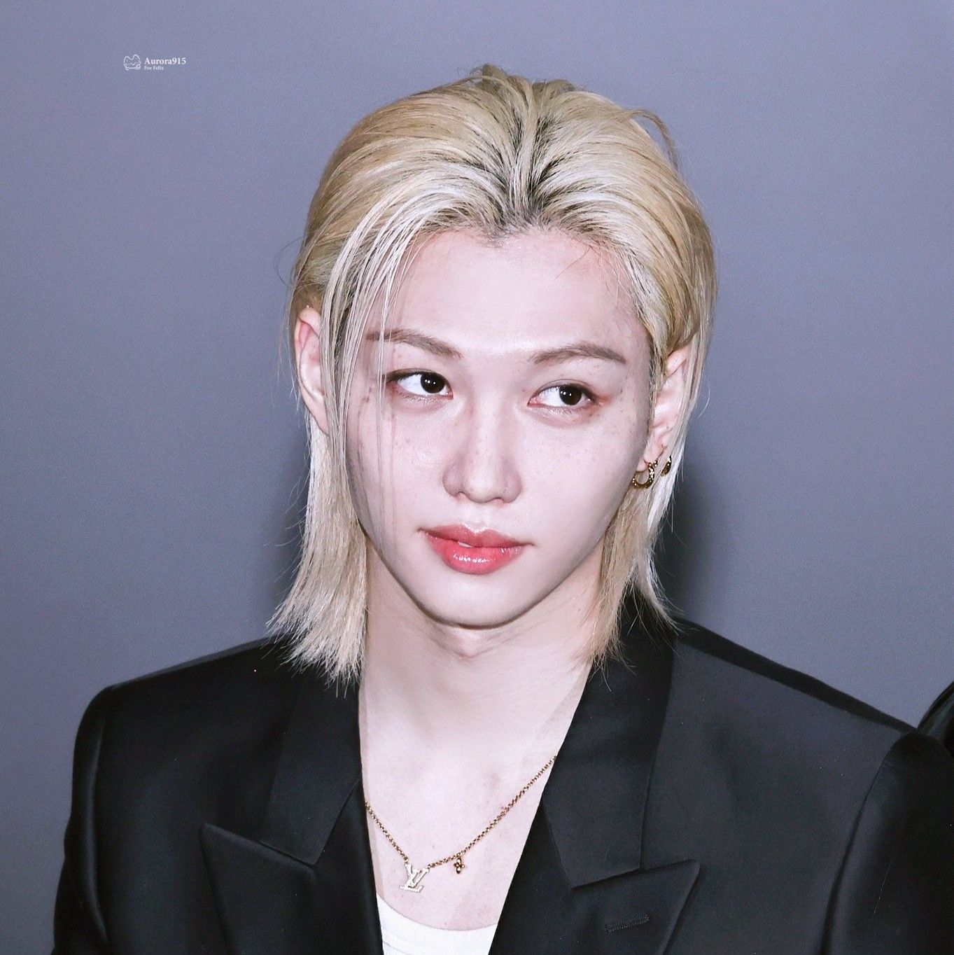 A moment captured by Felix (Stray Kids)'s fan