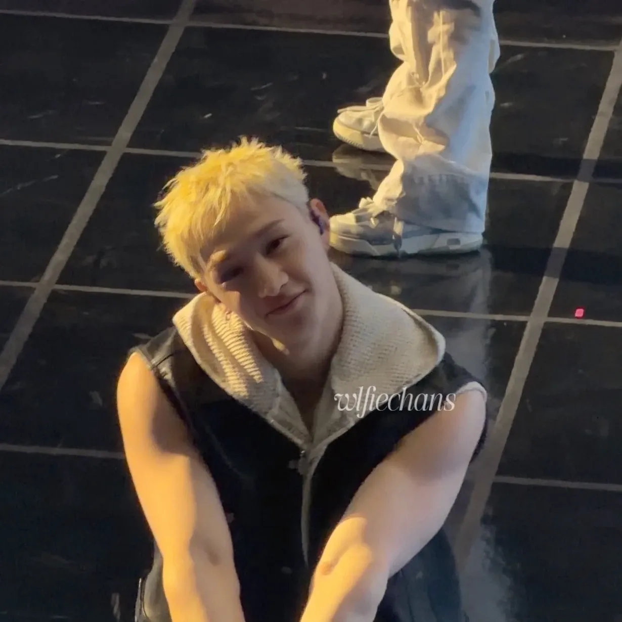 Momen yang diabadikan oleh penggemar Bang Chan (Stray Kids)