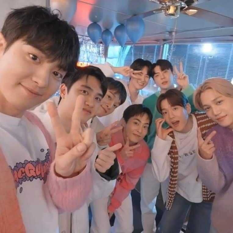 Recent activity shot of EXO