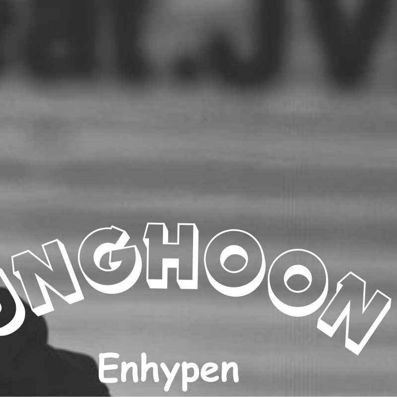 Behind-the-scenes cut of Sunghoon (ENHYPEN)