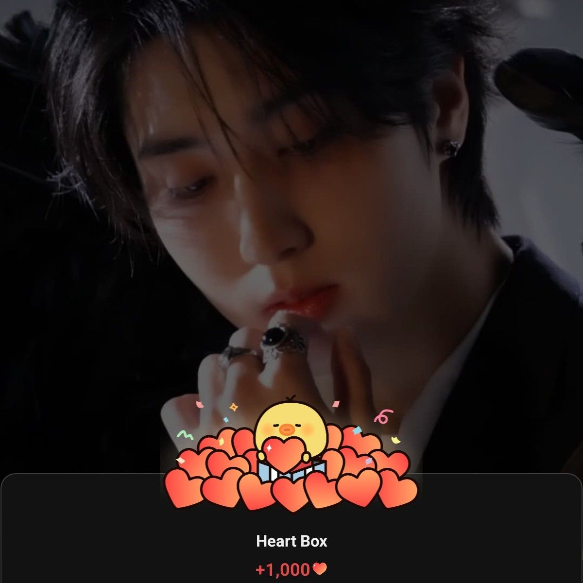 A moment captured by HAN (Stray Kids)'s fan