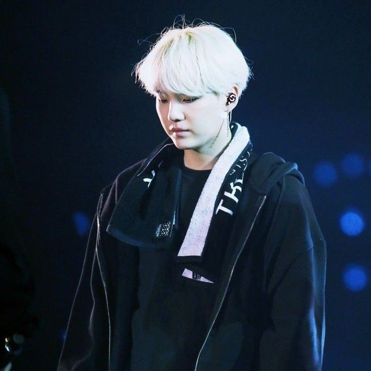 Recent activity shot of SUGA (BTS)