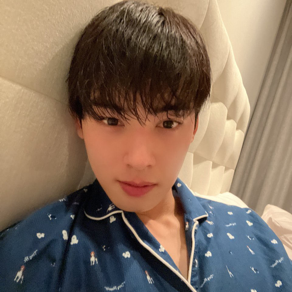 Recent activity shot of Eunwoo (ASTRO)