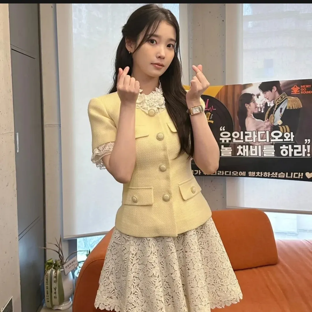 Behind-the-scenes cut of IU