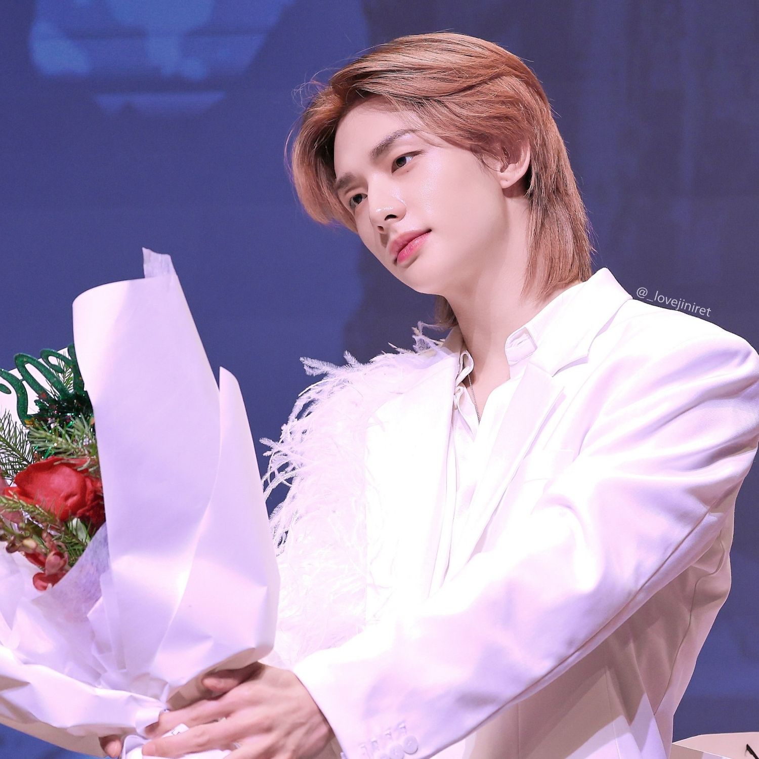 Recent activity shot of Hyunjin (Stray Kids)