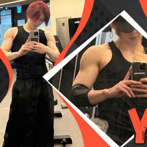 A moment captured by Yeosang (ATEEZ)'s fan