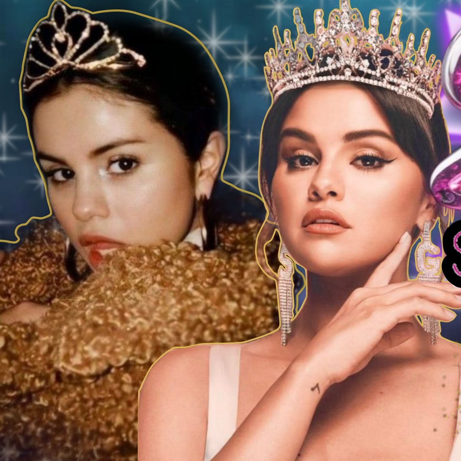 A moment captured by Selena Gomez's fan