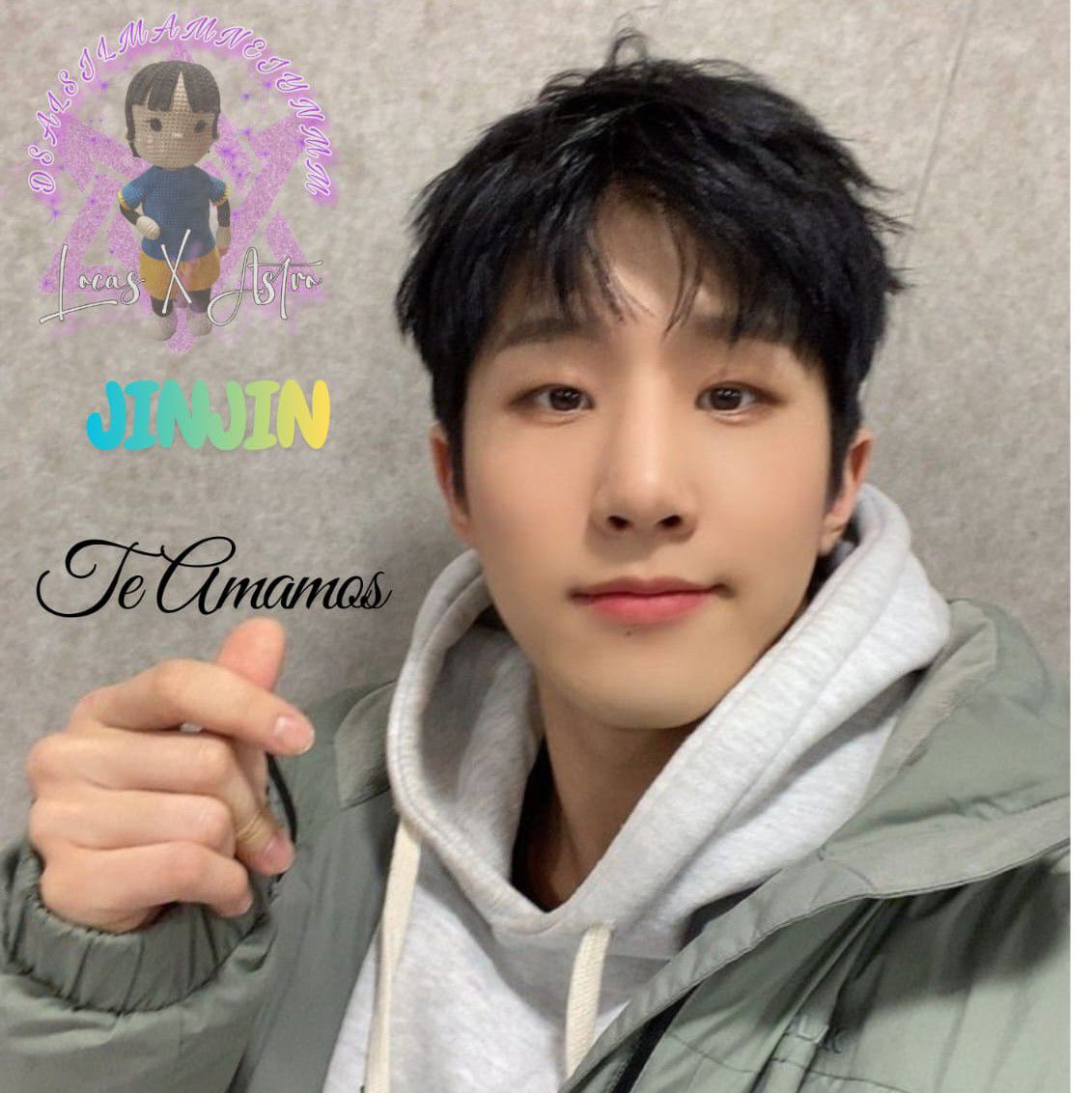 A moment captured by Jinjin (ASTRO)'s fan