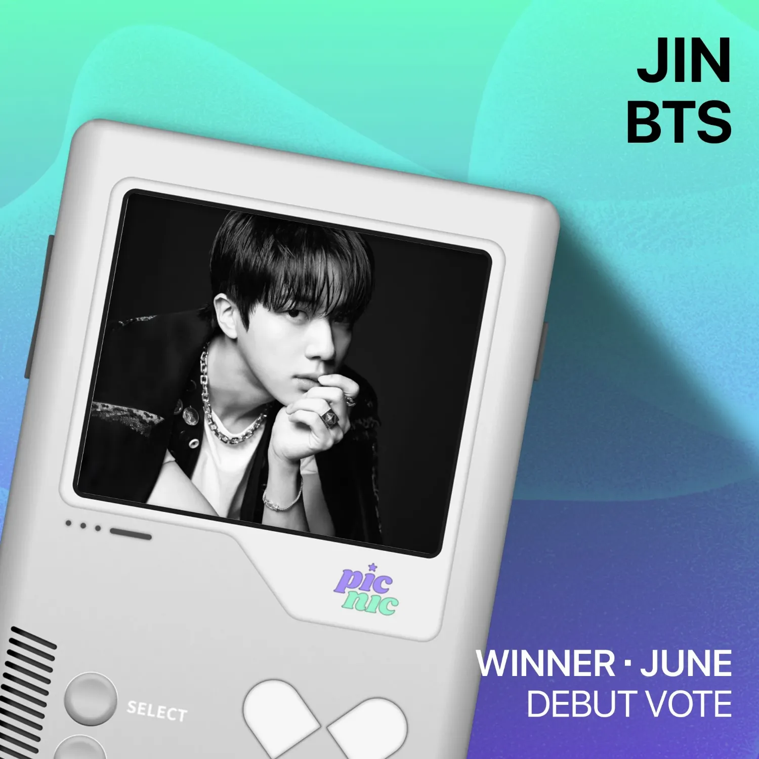 Recent activity shot of Jin (BTS)