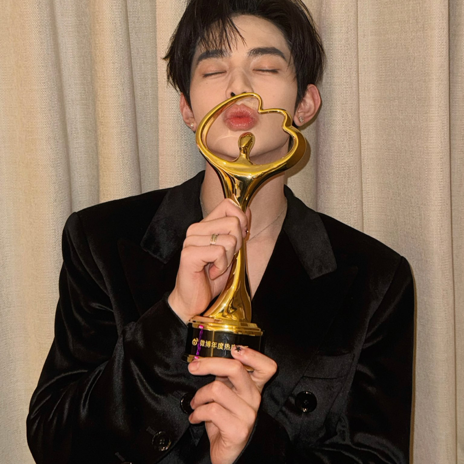 Recent activity shot of Zhang Hao (ZEROBASEONE)