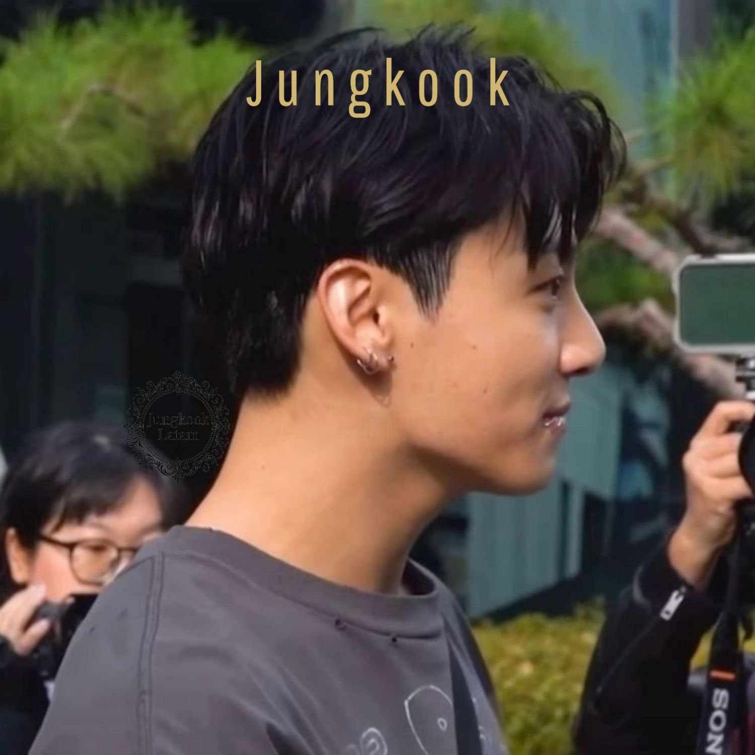 A moment captured by Jungkook (BTS)'s fan