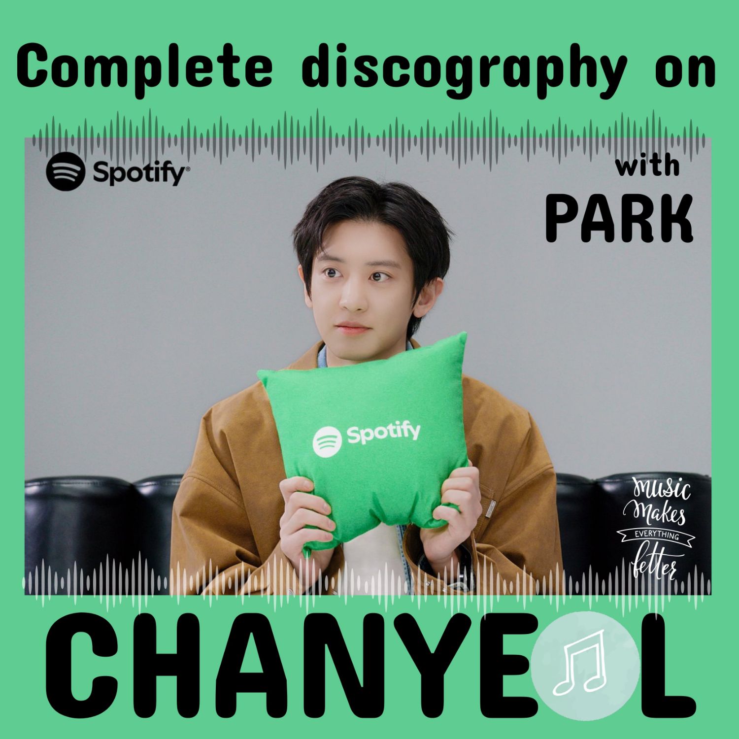 Behind-the-scenes cut of Chanyeol (EXO)