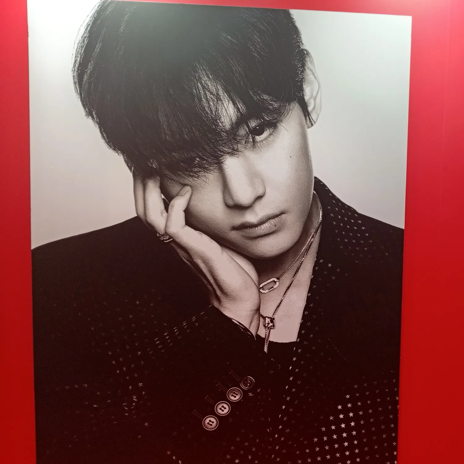 A moment captured by V (BTS)'s fan