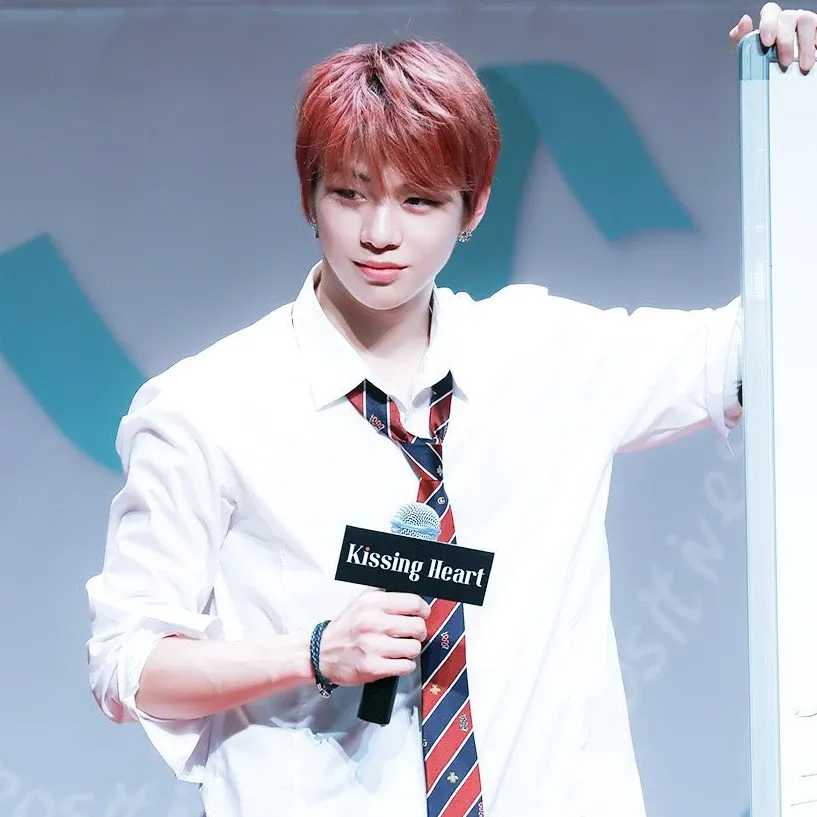 A moment captured by Kang Daniel's fan
