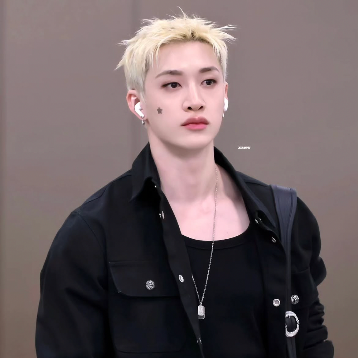 A moment captured by Bang Chan (Stray Kids)'s fan