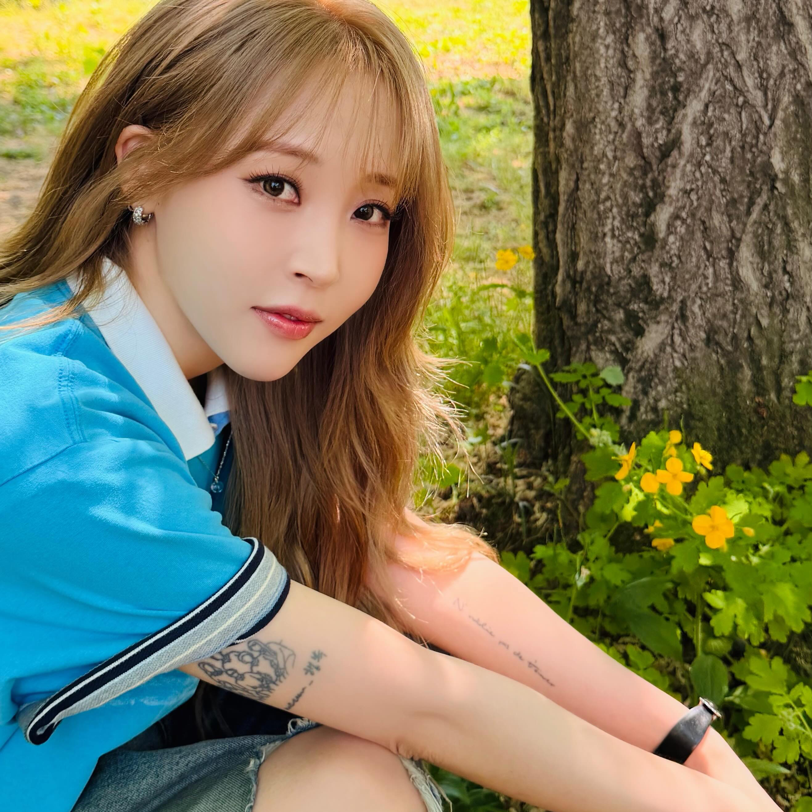A moment captured by Moonbyul (MAMAMOO)'s fan