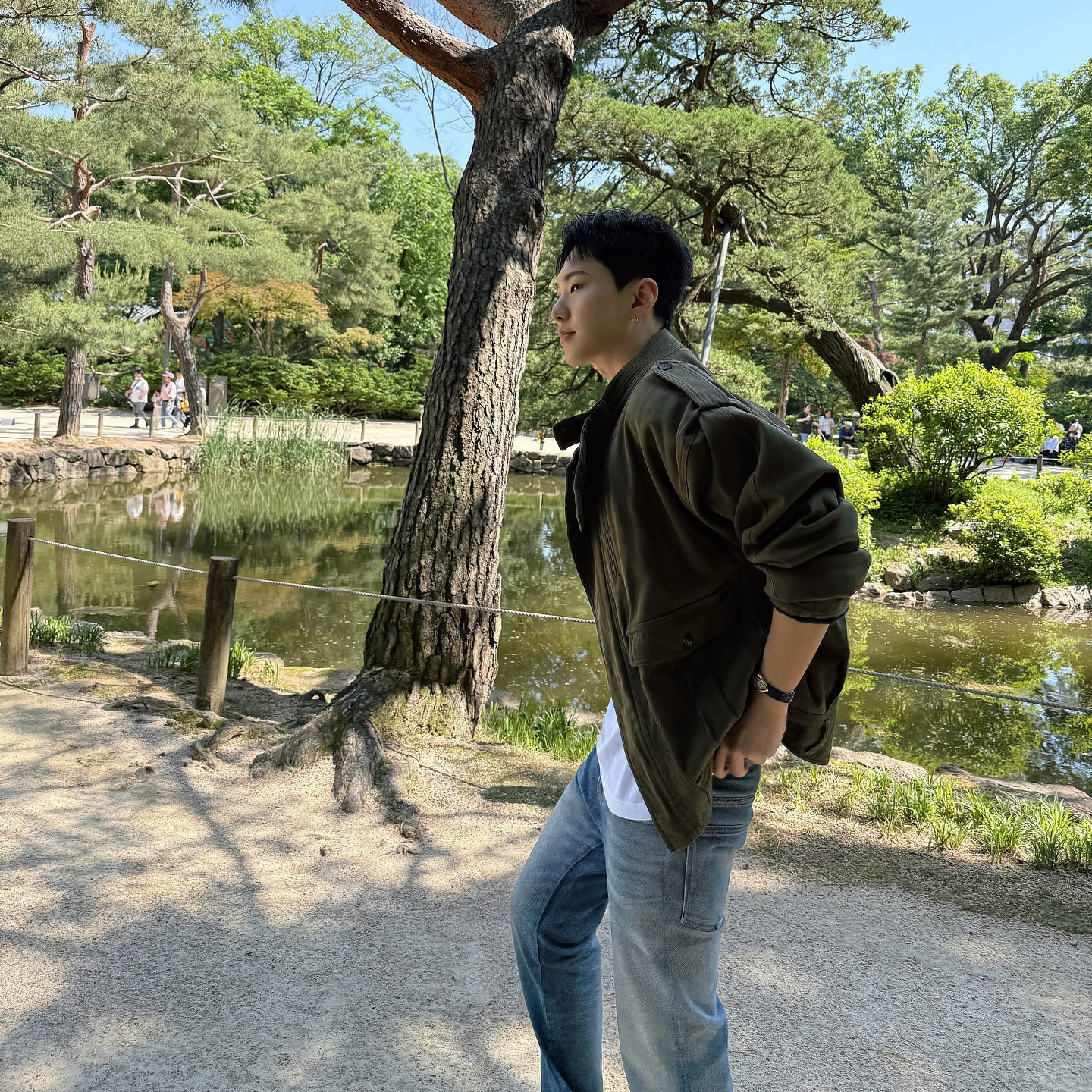 ホシ (SEVENTEEN)の舞台裏ショット