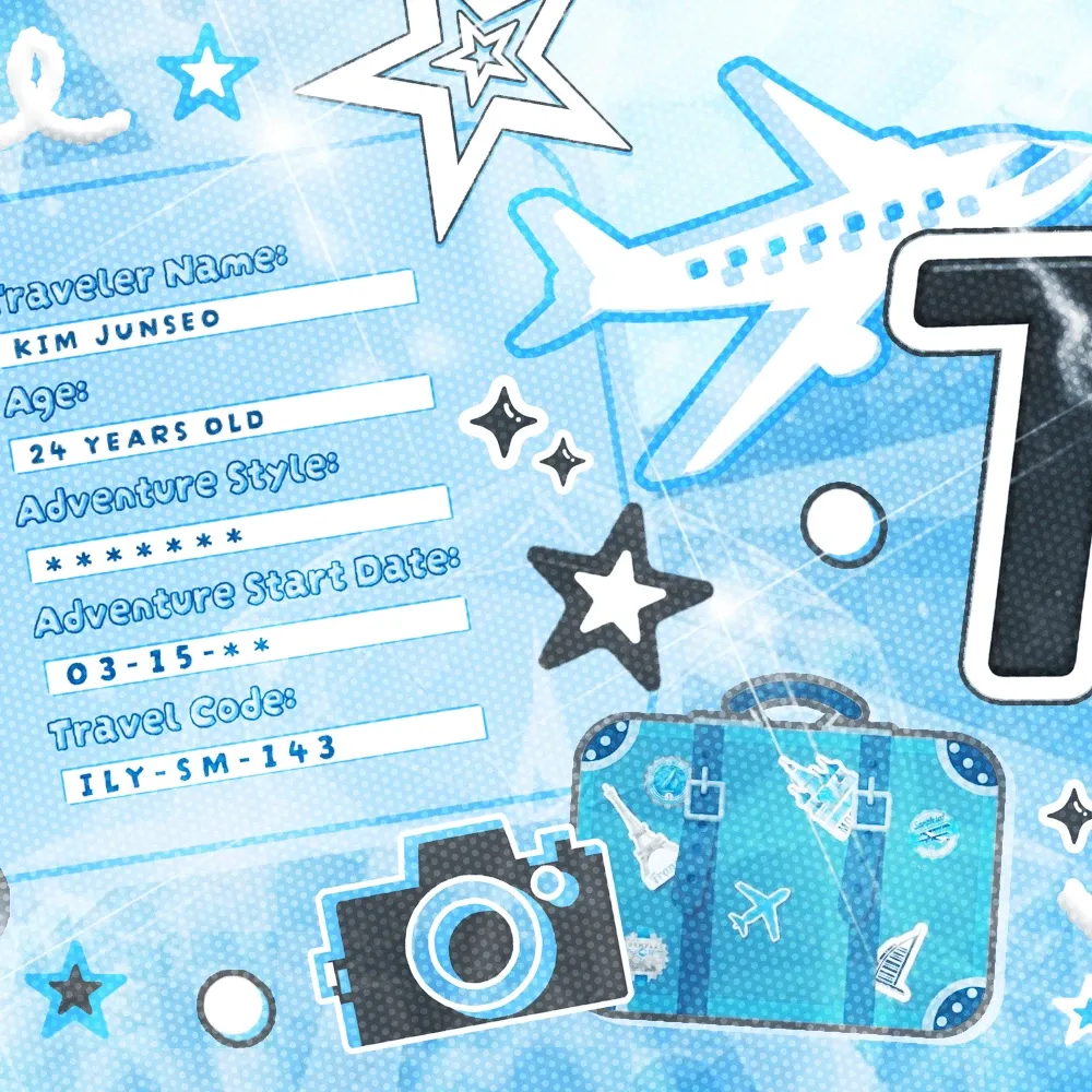 Recent activity shot of Kim Junseo (ALPHA DRIVE ONE)