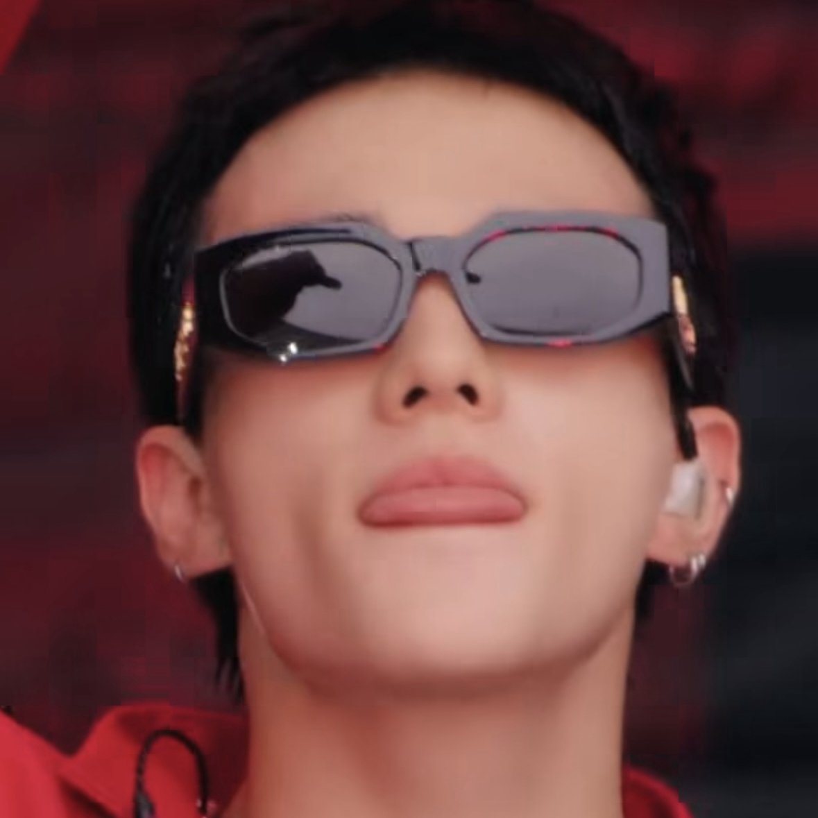 A moment captured by Hyunjin (Stray Kids)'s fan