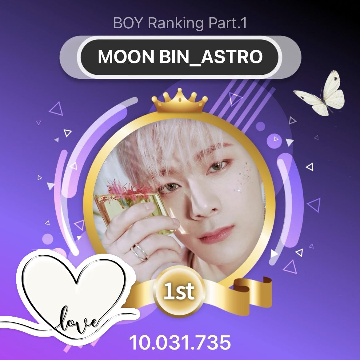 A moment captured by Moonbin (ASTRO)'s fan