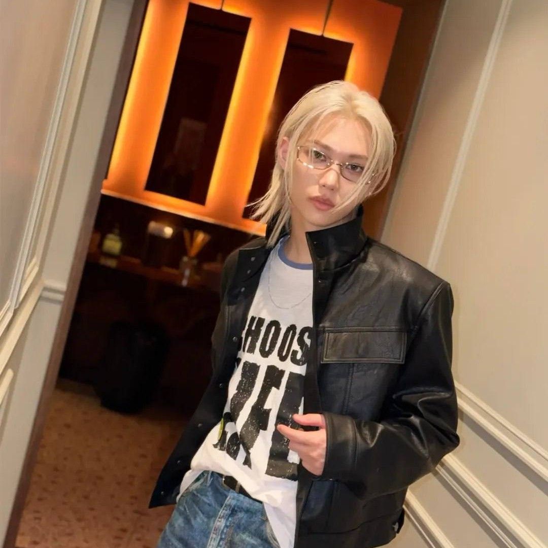 Recent activity shot of Felix (Stray Kids)