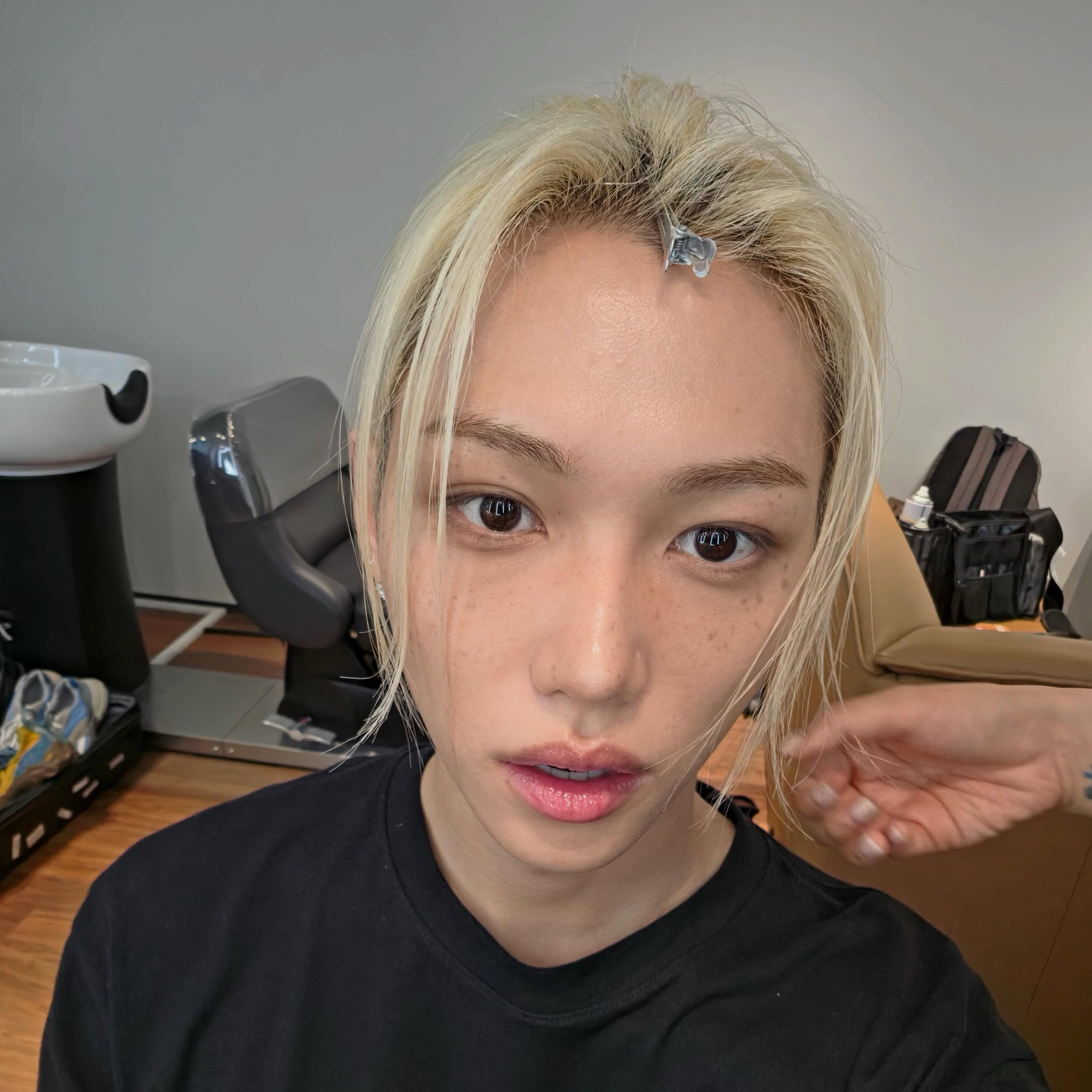 Recent activity shot of Felix (Stray Kids)