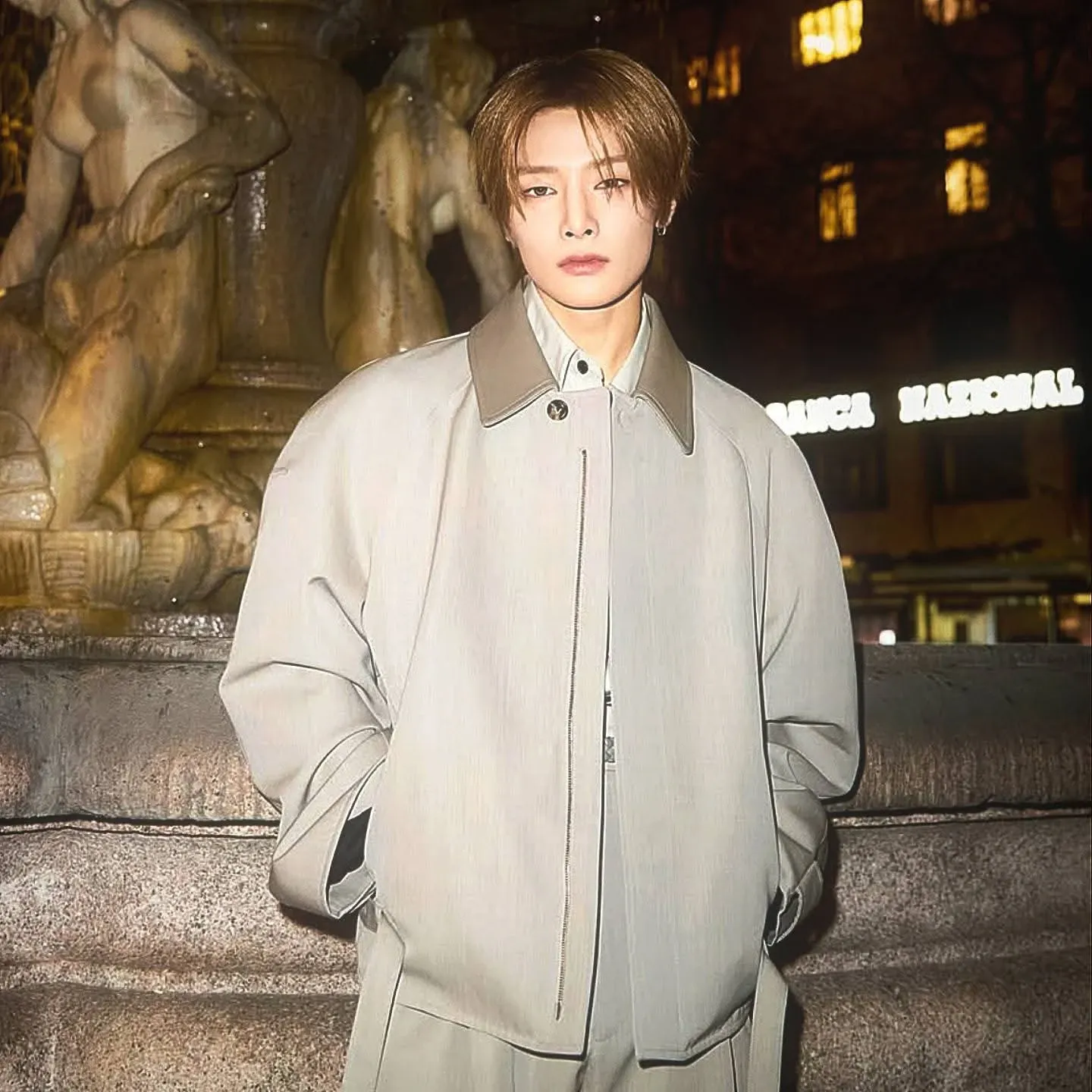 A moment captured by I.N (Stray Kids)'s fan