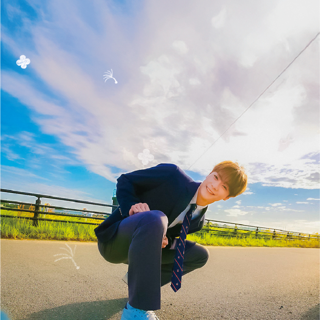 Recent activity shot of Moonbin (ASTRO)