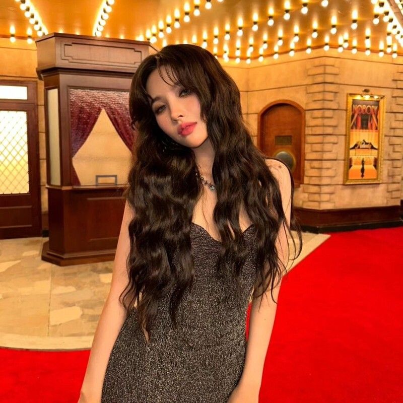 Recent activity shot of Soyeon (i-dle)