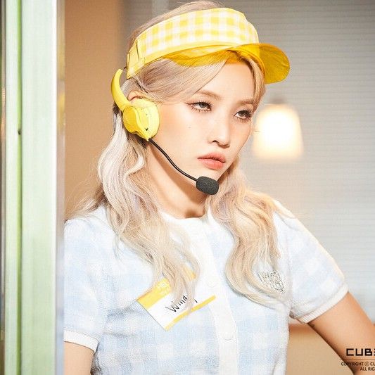 Recent activity shot of Soyeon (i-dle)