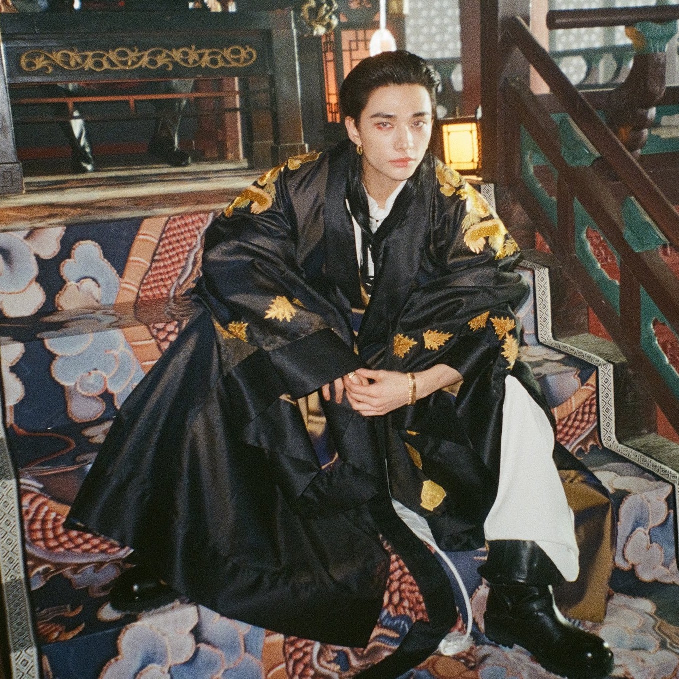 A moment captured by Hyunjin (Stray Kids)'s fan