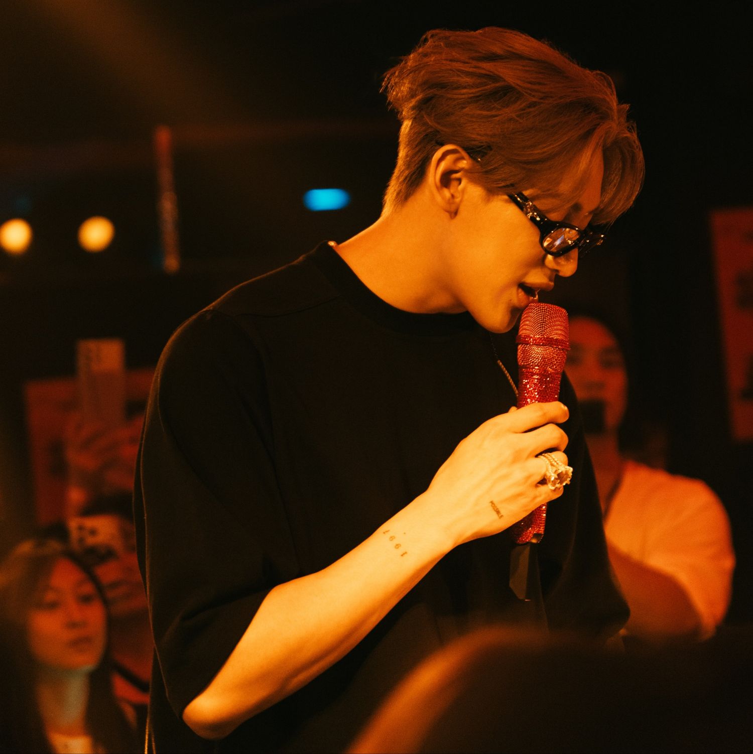 A moment captured by Bambam (GOT7)'s fan